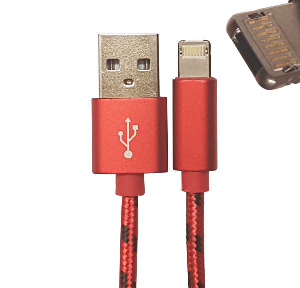 Cavo 2 in 1 USB-Lightning/Micro USB Type B Rosa - immagine 7