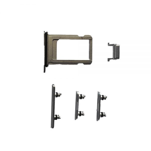 Tasti laterali e porta sim iphone X bianco