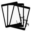 3 pezzi | Touch Screen + Tasto Home iPad 5 - Nero