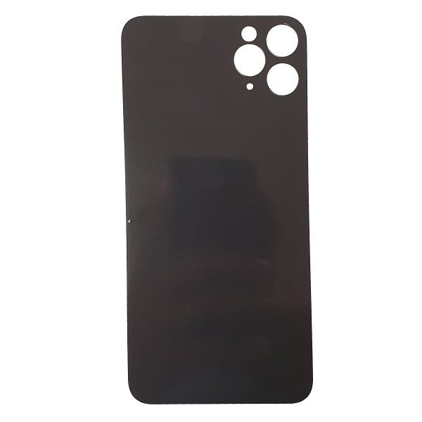 Vetro scocca per iPhone 11 Pro Max - Nero - immagine 2
