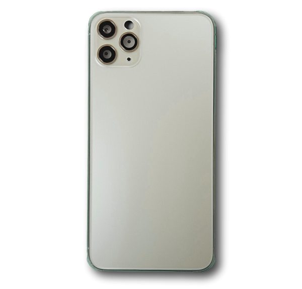 Scocca + frame per iPhone 11 Pro Max - Bianco - immagine 2
