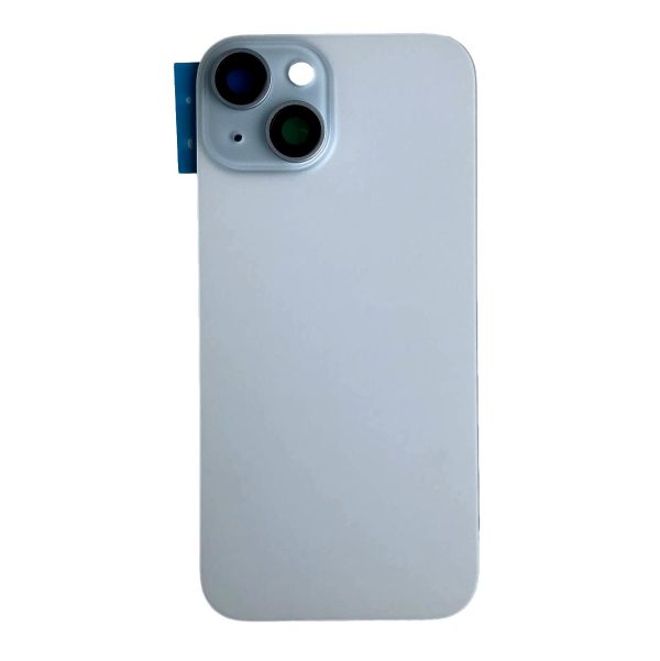 Vetro scocca iPhone 15 blu