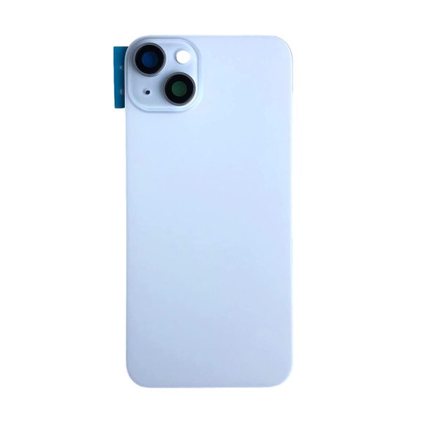 Vetro scocca iPhone 15 plus blu