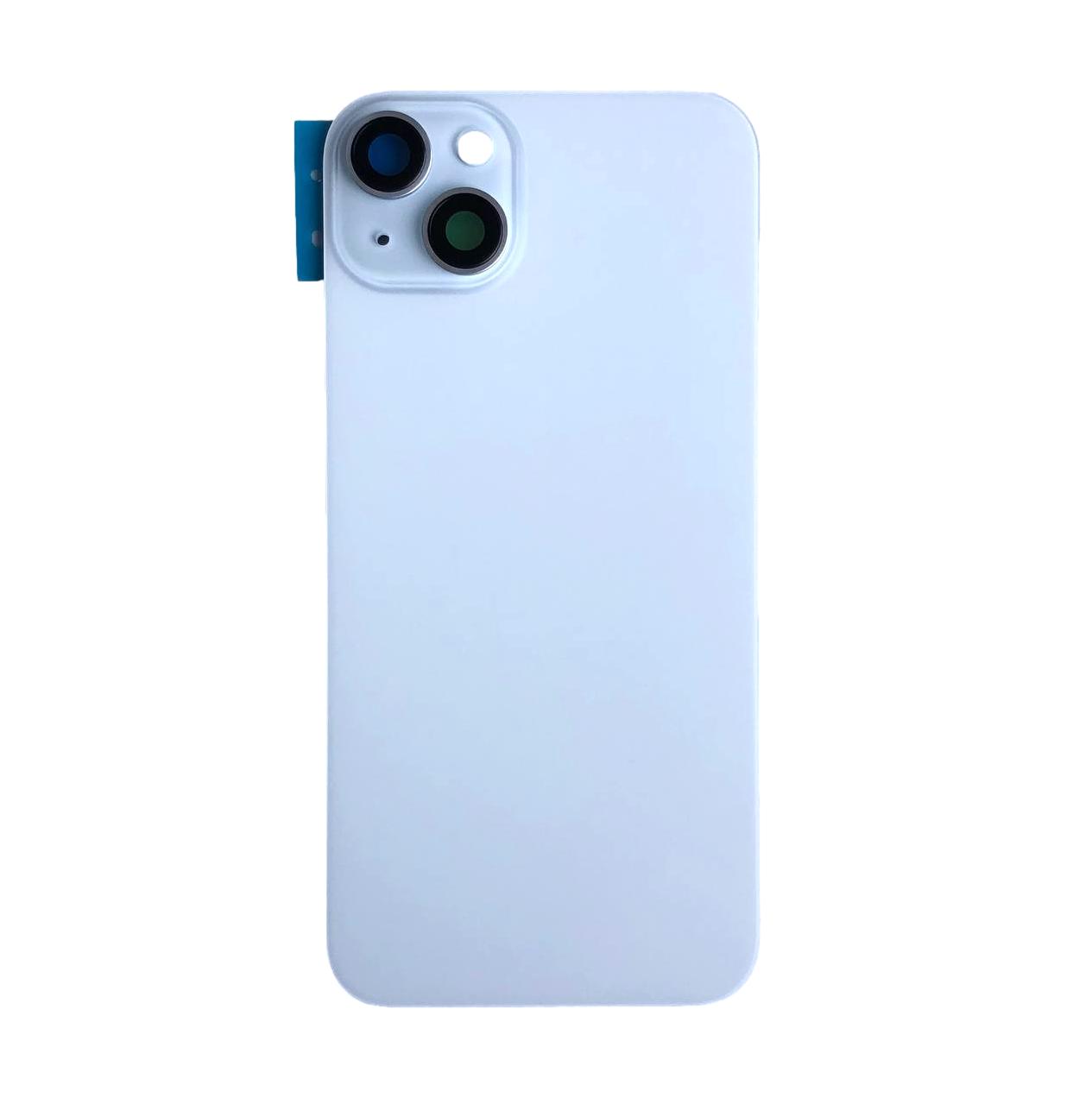 Vetro scocca iPhone 15 plus blu