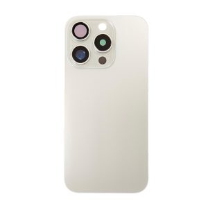 Vetro scocca iPhone 15 pro Bianco