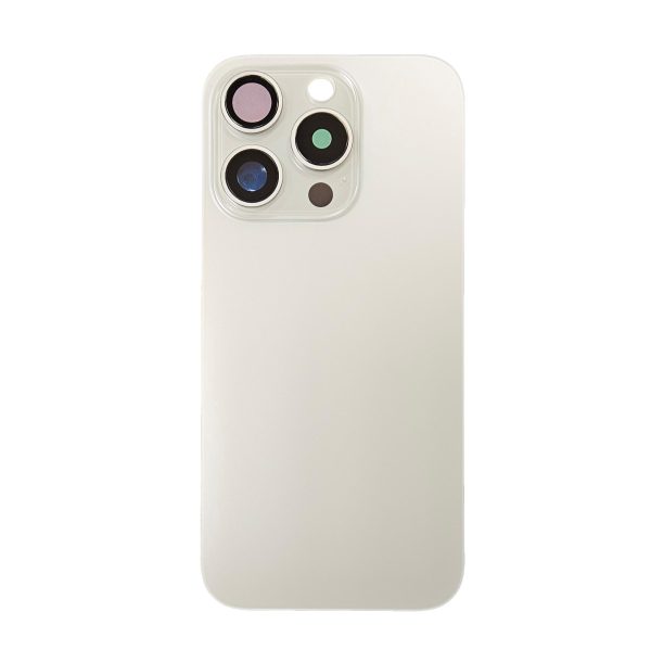 Vetro scocca iPhone 15 pro Bianco