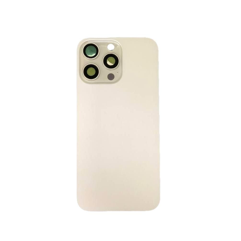 Vetro scocca iPhone 15 pro max Bianco