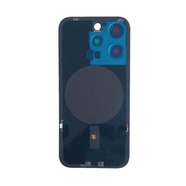 Vetro scocca per iPhone 15 Pro - Nero - immagine 2