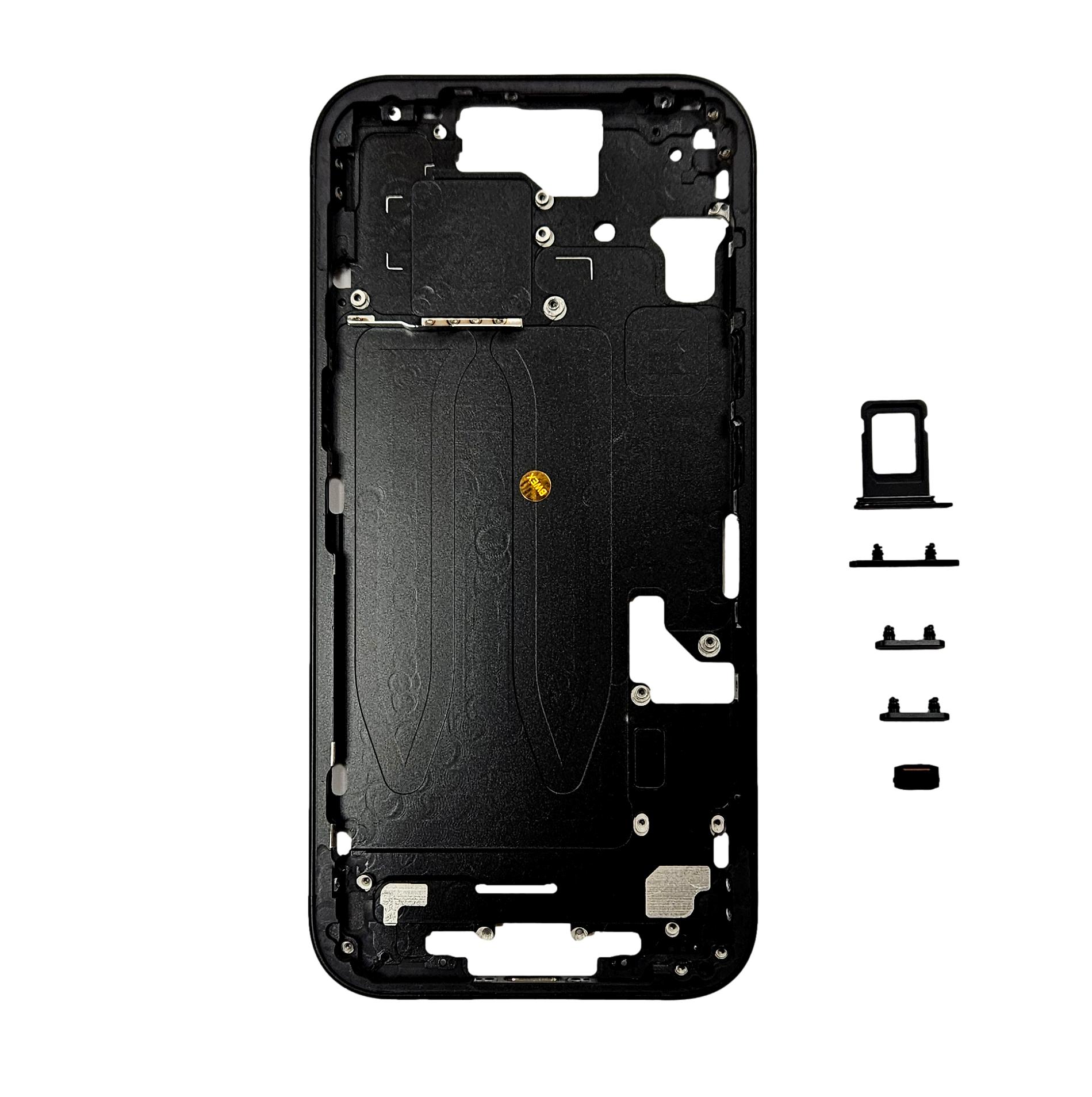 Telaio centrale iphone 15 nero